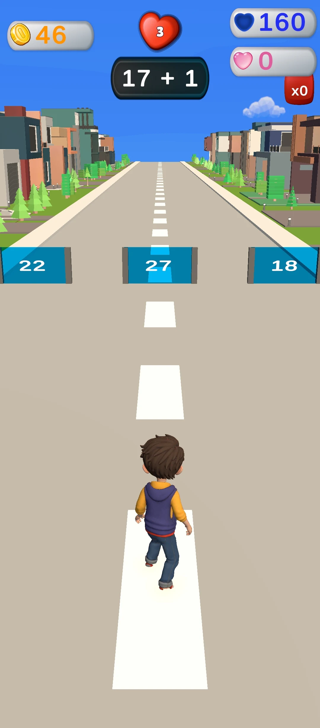 Math Runner 3D screenshot